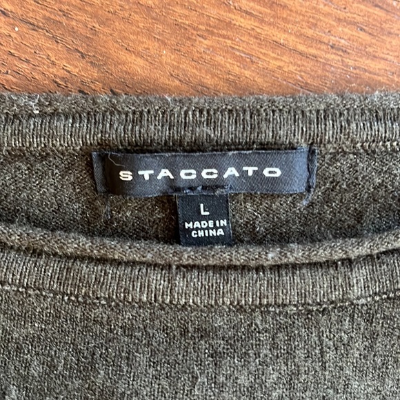 Staccato dark green sweater - Picture 3 of 11